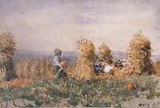 Pumpkin Patch (mk44) Winslow Homer